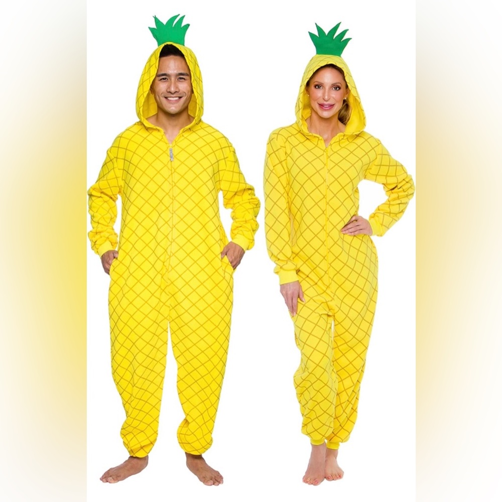 Brand New (Unisex) Super Fun Pineapple Onesie - SZ M